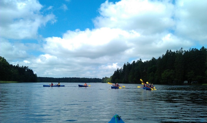22. Kajaki. Jezioro Hajaka